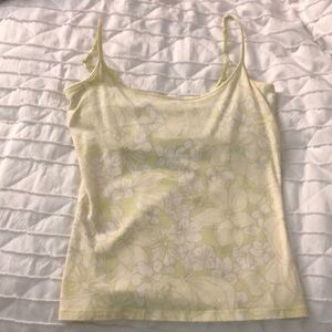 Floral Green Camisole Top